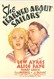 She Learned About Sailors 1934 copertina