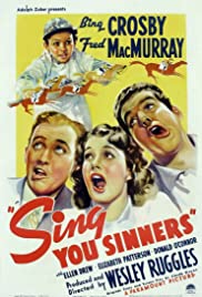 Sing, You Sinners 1938 copertina