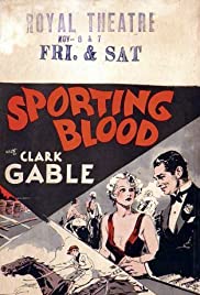 Sporting Blood 1931 capa