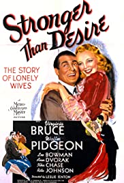 Stronger Than Desire (1939) cover
