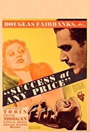 Success at Any Price 1934 copertina