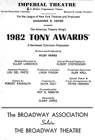 The 36th Annual Tony Awards (1982) cover