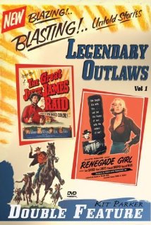 The Great Jesse James Raid 1953 poster
