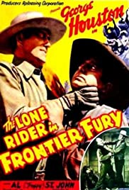 The Lone Rider in Frontier Fury 1941 copertina