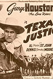 The Lone Rider in Texas Justice 1942 copertina