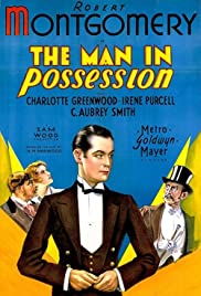 The Man in Possession 1931 copertina