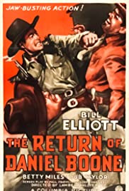The Return of Daniel Boone 1941 copertina