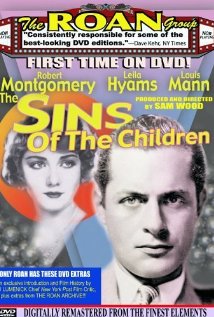 The Sins of the Children 1930 copertina