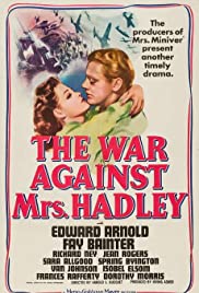 The War Against Mrs. Hadley 1942 poster