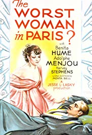 The Worst Woman in Paris? 1933 poster