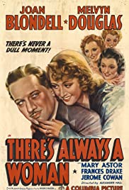 There's Always a Woman 1938 poster