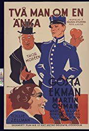 Två man om en änka 1933 poster