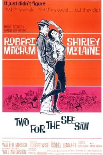 Two for the Seesaw 1962 capa