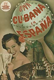 Una cubana en España 1951 poster