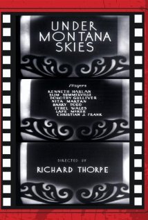 Under Montana Skies 1930 poster