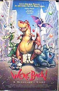 We're Back! A Dinosaur's Story (1993) cover