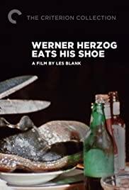 Werner Herzog Eats His Shoe 1980 poster