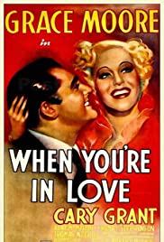 When You're in Love 1937 poster