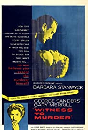 Witness to Murder 1954 poster