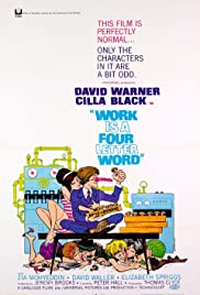 Work Is a 4-Letter Word 1968 poster