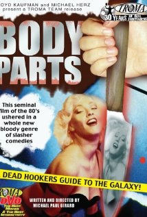 Body Parts 1992 copertina