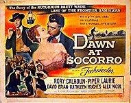 Dawn at Socorro 1954 poster
