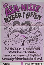 Åsa-Nisse flyger i luften 1956 poster
