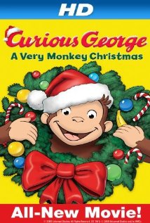 Curious George: A Very Monkey Christmas 2009 capa