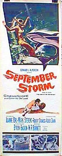 September Storm 1960 poster