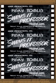 Swing It Professor 1937 poster