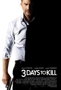 3 Days to Kill 2014 copertina