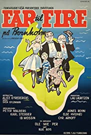 Far til fire på Bornholm 1959 poster