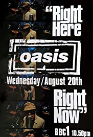 Oasis: Right Here Right Now 1997 poster