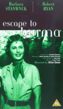 Escape to Burma 1955 poster