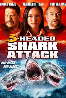 3 Headed Shark Attack 2015 poster