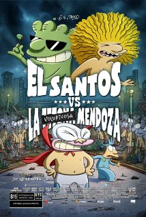 El Santos vs la Tetona Mendoza 2012 poster
