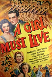 A Girl Must Live 1939 poster