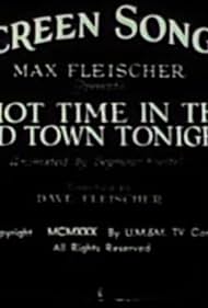 A Hot Time in the Old Town Tonight 1930 poster