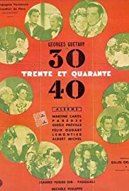 Trente et quarante 1946 copertina