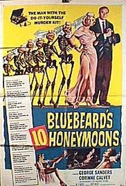 Bluebeard's 10 Honeymoons 1960 poster