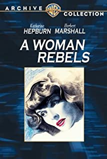 A Woman Rebels 1936 poster