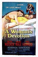 A Woman's Devotion 1956 poster
