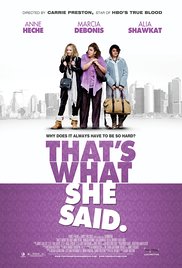 That's What She Said 2012 poster