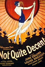 Not Quite Decent (1929) cover