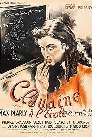 Claudine à l'école 1937 poster