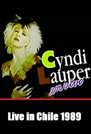 Cyndi Lauper en vivo 1989 poster