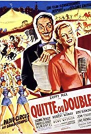 Quitte ou double 1952 poster