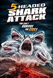 5 Headed Shark Attack (2017) cover