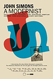 John Simons: A Modernist 2018 poster